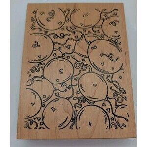 northwoods rubber stamps Balloons Background Party Birthday Celebration